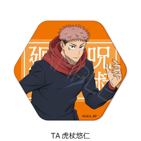 『呪術廻戦 2期』第4弾 六角形缶バッジ TA 虎杖悠仁